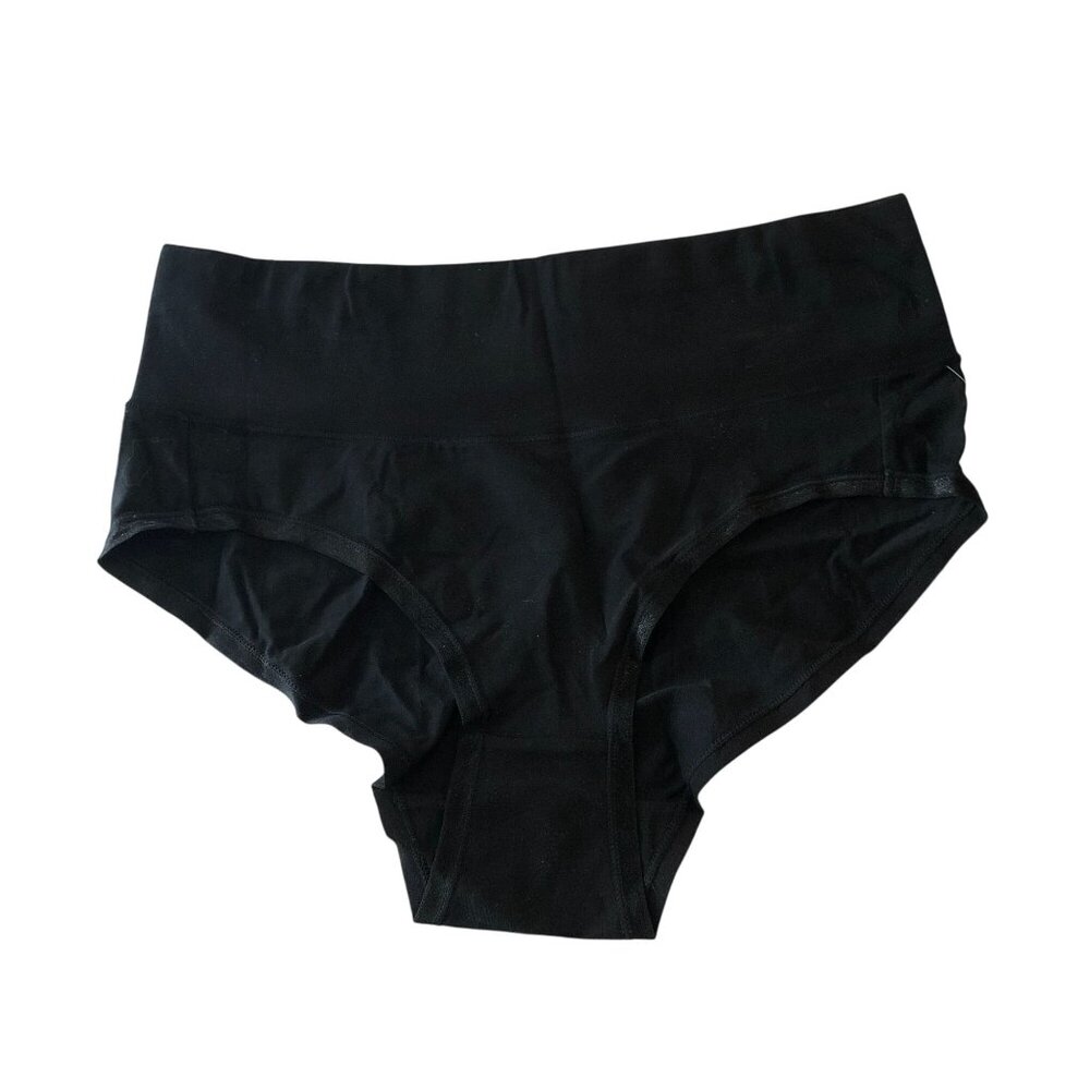 Truekind Cool Comfort Cotton Smoothing Panty Black L